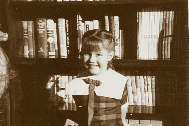 nancy in library